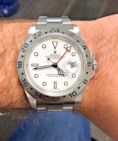 Rolex explorer white face